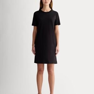 Everlane Women's Organic Cotton Weekend Tee Dress in Black, Size Medium